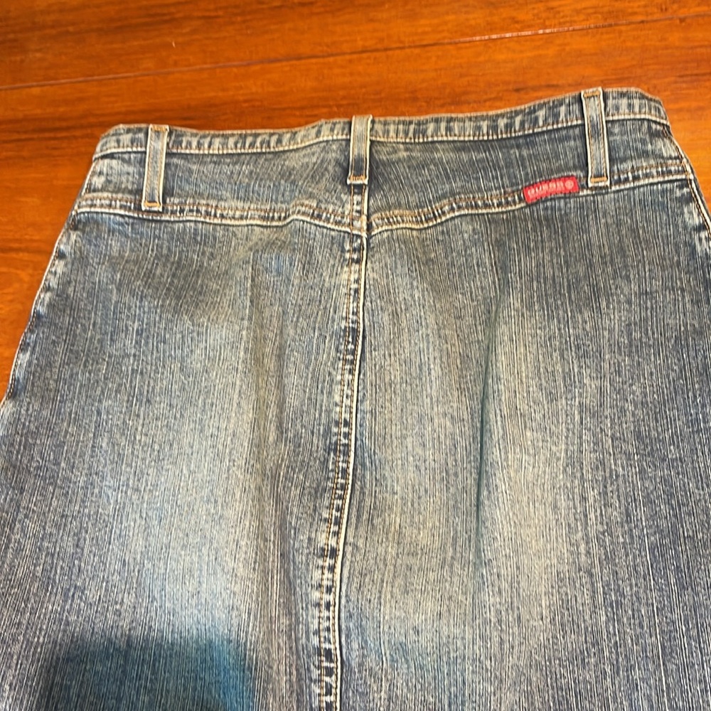 Guess vintage long denim skirt size 24 - Picture 5 of 8